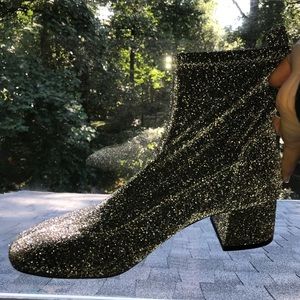 Sparkly heel booties (Forever 21)
